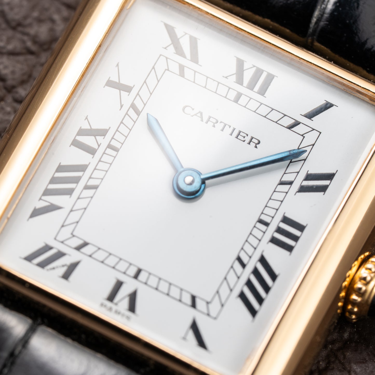 Cartier Tank Louis Paris Dial 18K Yellow Gold Ref. 78086 from 1970s