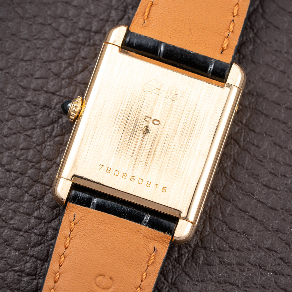 Cartier Tank Louis Paris Dial 18K Yellow Gold Ref. 78086 from 1970s