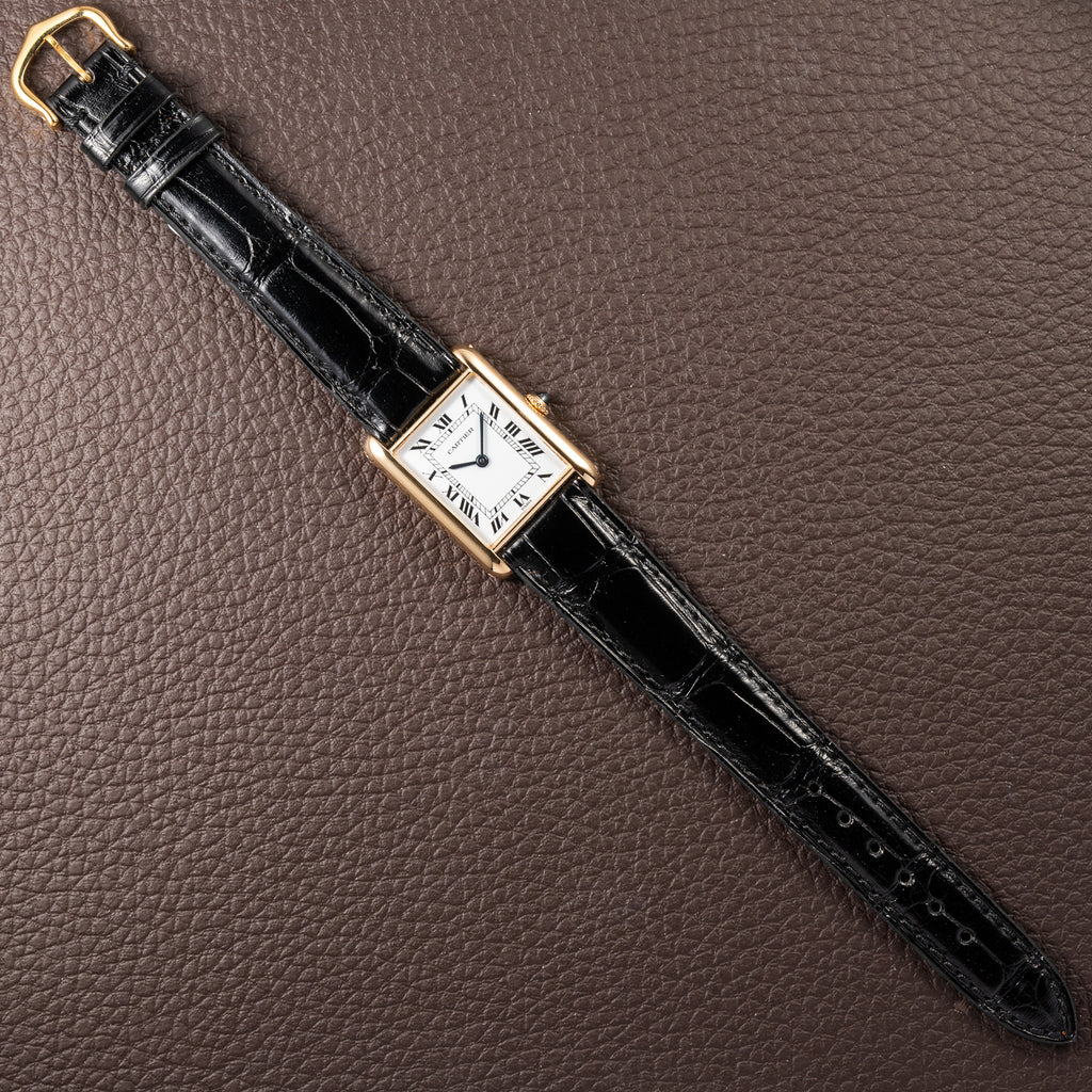 Cartier Tank Louis Paris Dial 18K Yellow Gold Ref. 78086 from 1970s