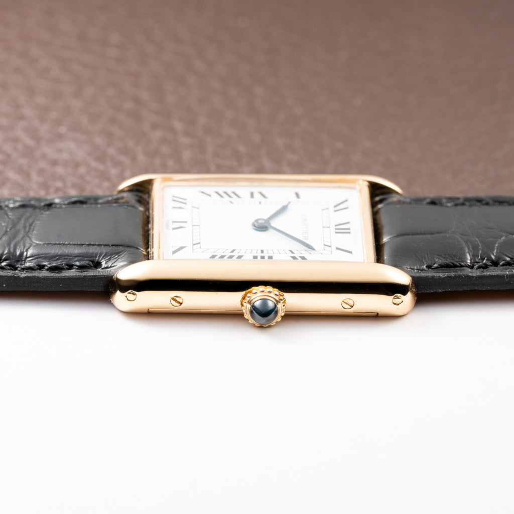 Cartier Tank Louis Paris Dial 18K Yellow Gold Ref. 78086 from 1970s