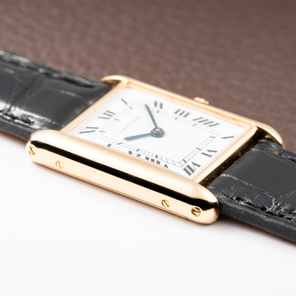 Cartier Tank Louis Paris Dial 18K Yellow Gold Ref. 78086 from 1970s