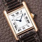 Cartier Tank Louis Paris Dial Full Set 18K Yellow Gold PM Ref 78087 from 1979
