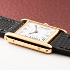 Cartier Tank Louis Paris Dial 18K Yellow Gold PM Ref 78087 from 1980s