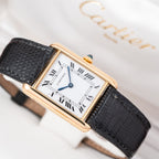 Cartier Tank Louis 'Paris' Dial 18K Yellow Gold GM Ref. 78086 From 1980s