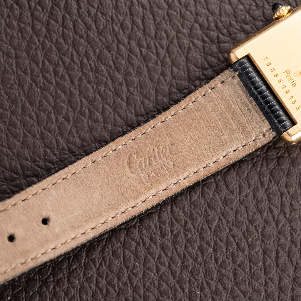 Cartier Tank Louis 'Paris' Dial 18K Yellow Gold GM Ref. 78086 From 1980s