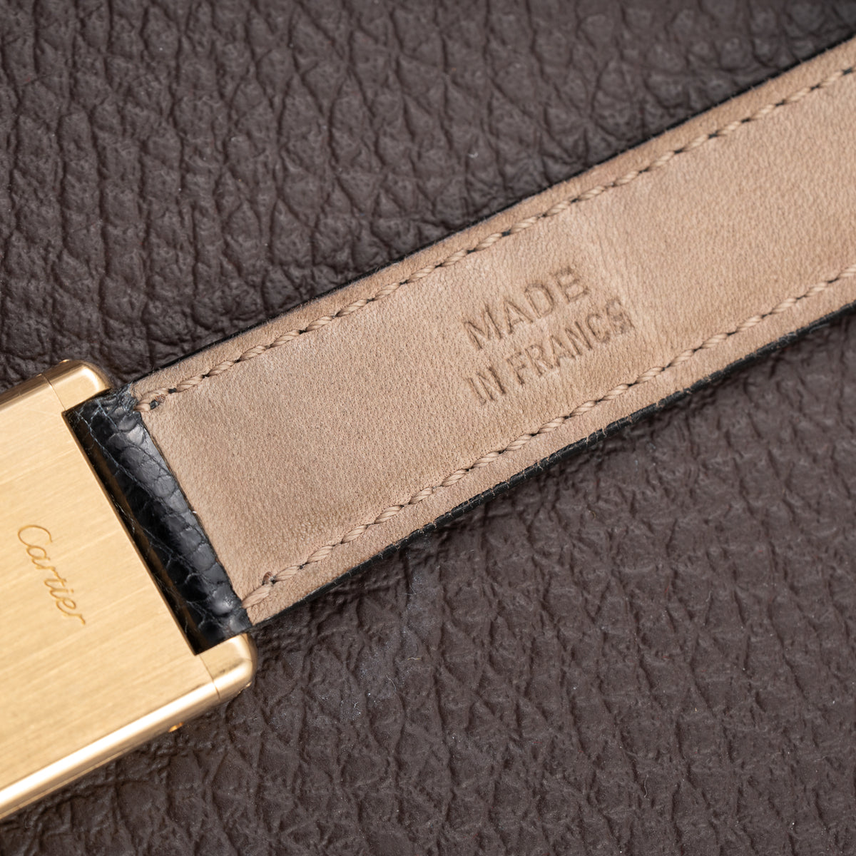 Cartier Tank Louis 'Paris' Dial 18K Yellow Gold GM Ref. 78086 From 1980s