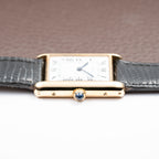 Cartier Tank Louis 'Paris' Dial 18K Yellow Gold GM Ref. 78086 From 1980s