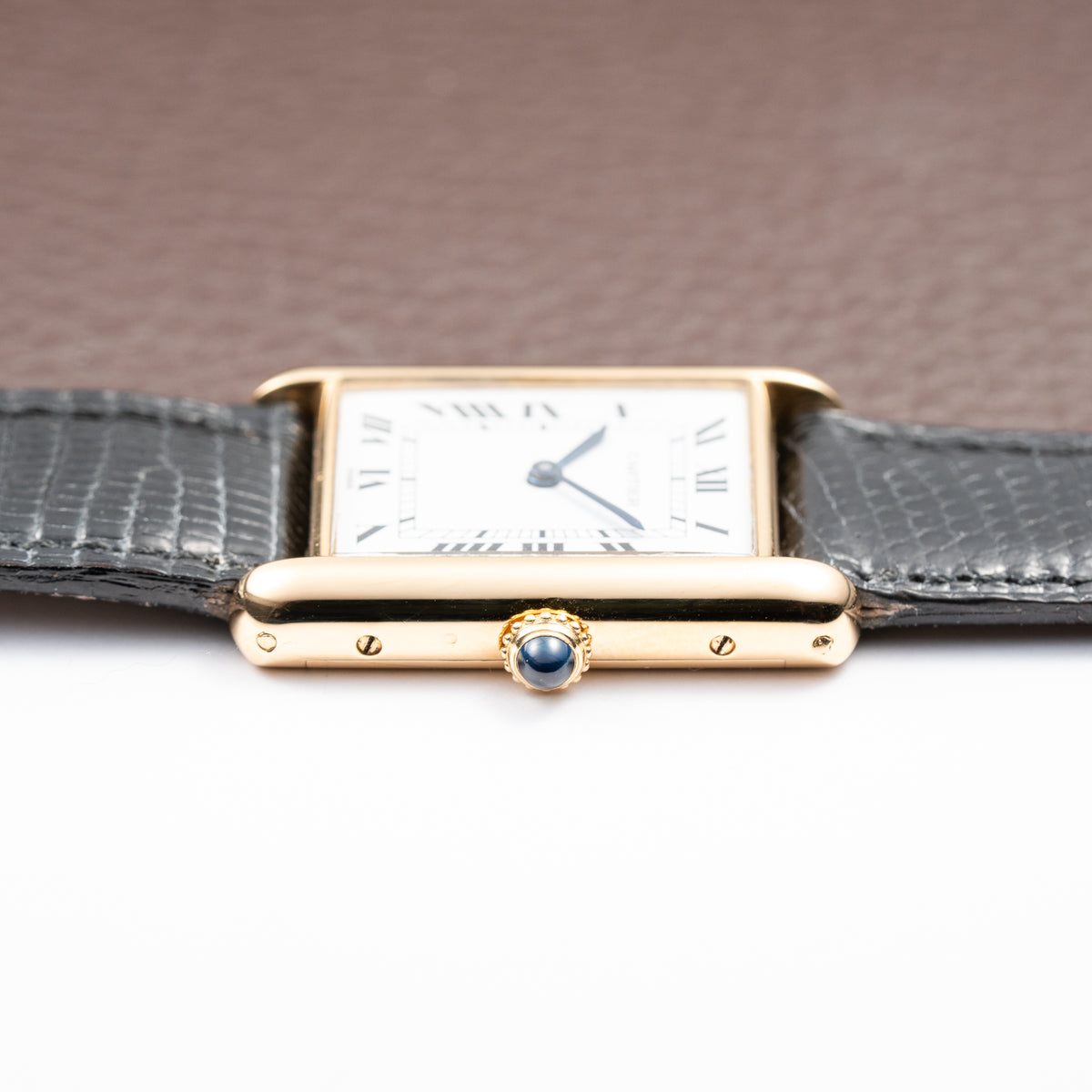 Cartier Tank Louis 'Paris' Dial 18K Yellow Gold GM Ref. 78086 From 1980s