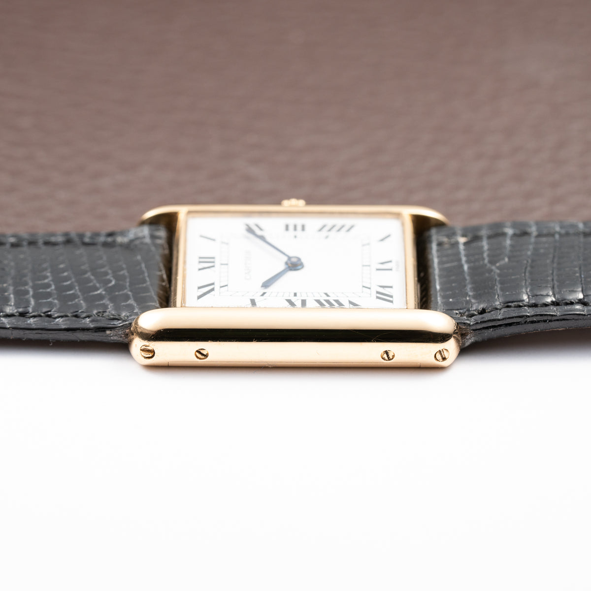 Cartier Tank Louis 'Paris' Dial 18K Yellow Gold GM Ref. 78086 From 1980s