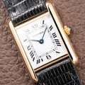 Cartier Tank Louis Quartz PM 18K Yellow Gold Ref. 66001 from 1990s