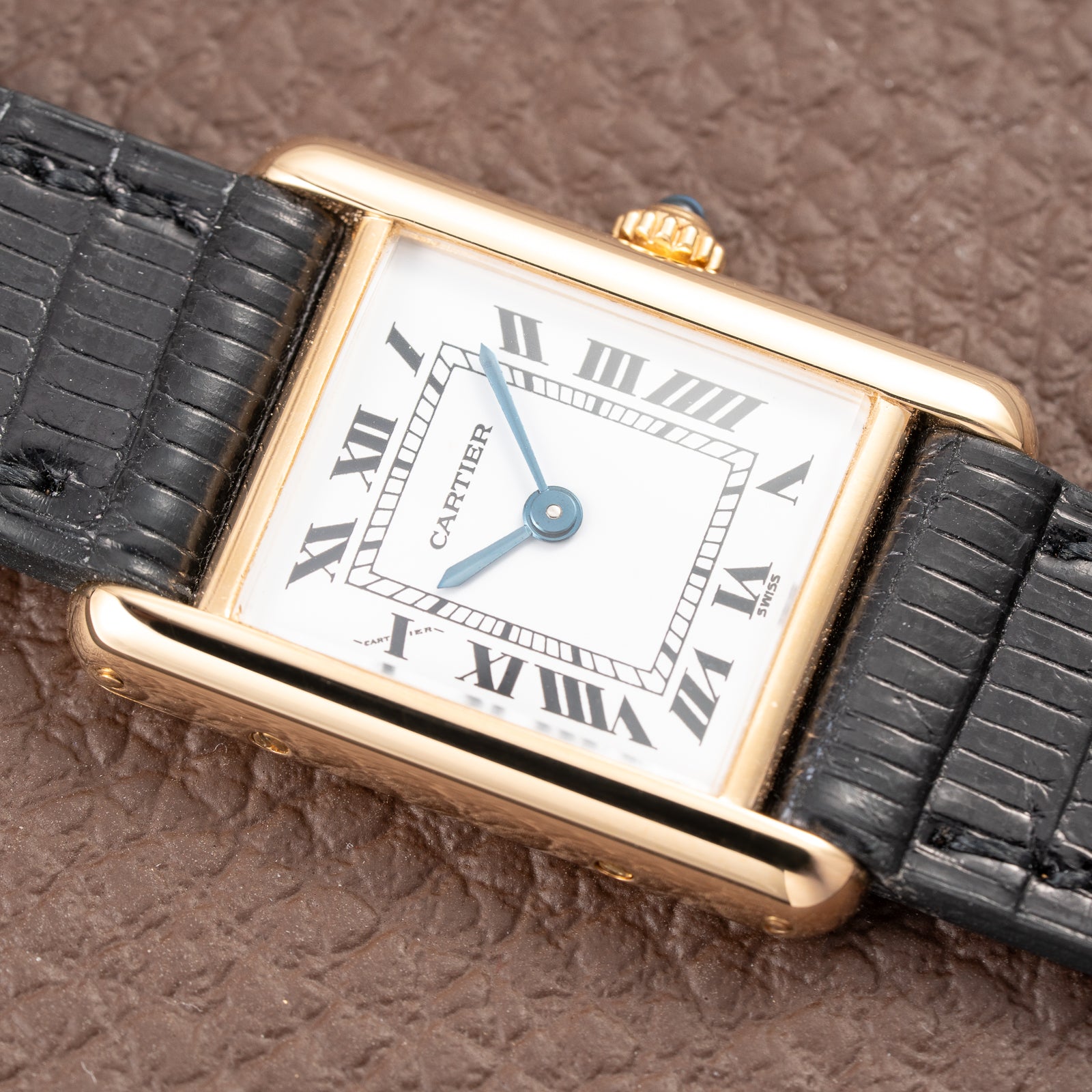 Cartier Tank Louis Quartz PM 18K Yellow Gold Ref. 66001 from 1990s
