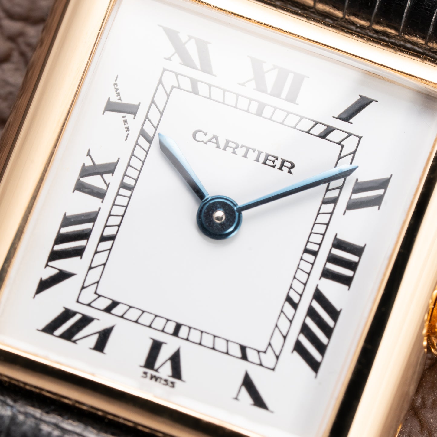 Cartier Tank Louis Quartz PM 18K Yellow Gold Ref. 66001 from 1990s