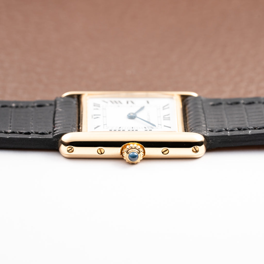 Cartier Tank Louis Quartz PM 18K Yellow Gold Ref. 66001 from 1990s