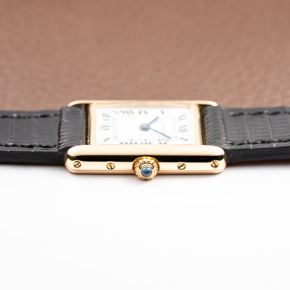 Cartier Tank Louis Quartz PM 18K Yellow Gold Ref. 66001 from 1990s