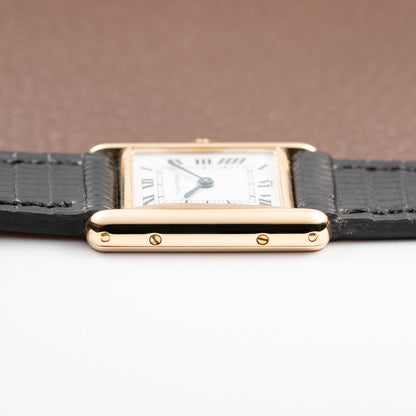 Cartier Tank Louis Quartz PM 18K Yellow Gold Ref. 66001 from 1990s