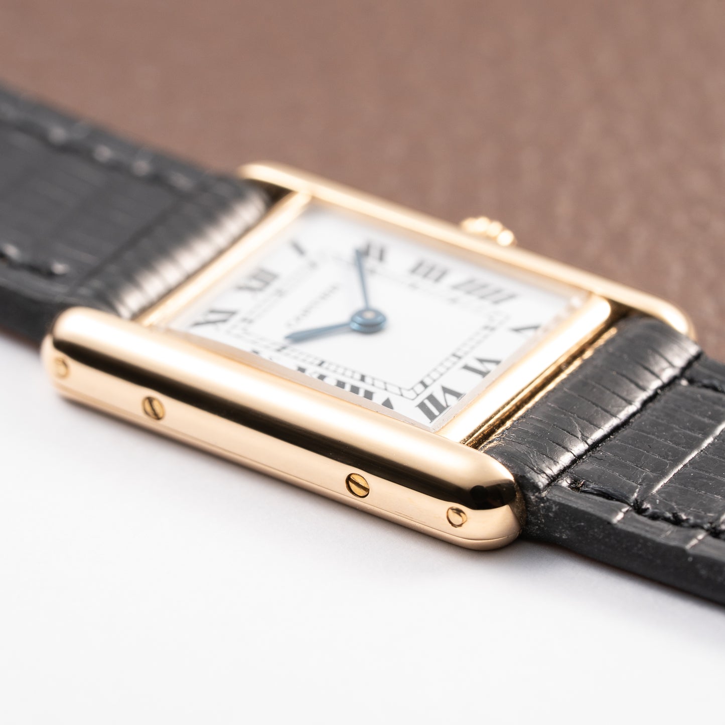 Cartier Tank Louis Quartz PM 18K Yellow Gold Ref. 66001 from 1990s