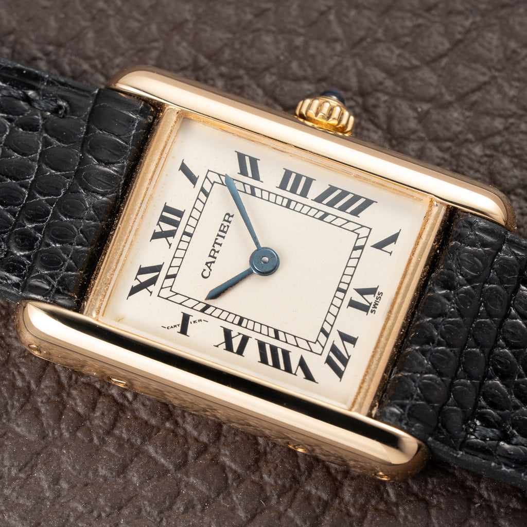 Cartier Tank Louis Lady Quartz 18K Yellow Gold PM Ref. 66001 from 1990s
