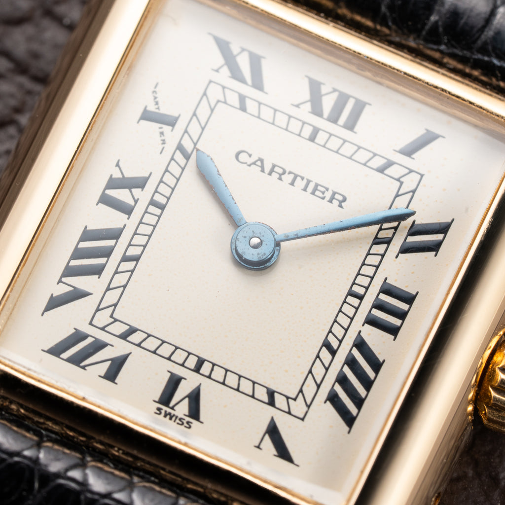 Cartier Tank Louis Lady Quartz 18K Yellow Gold PM Ref. 66001 from 1990s