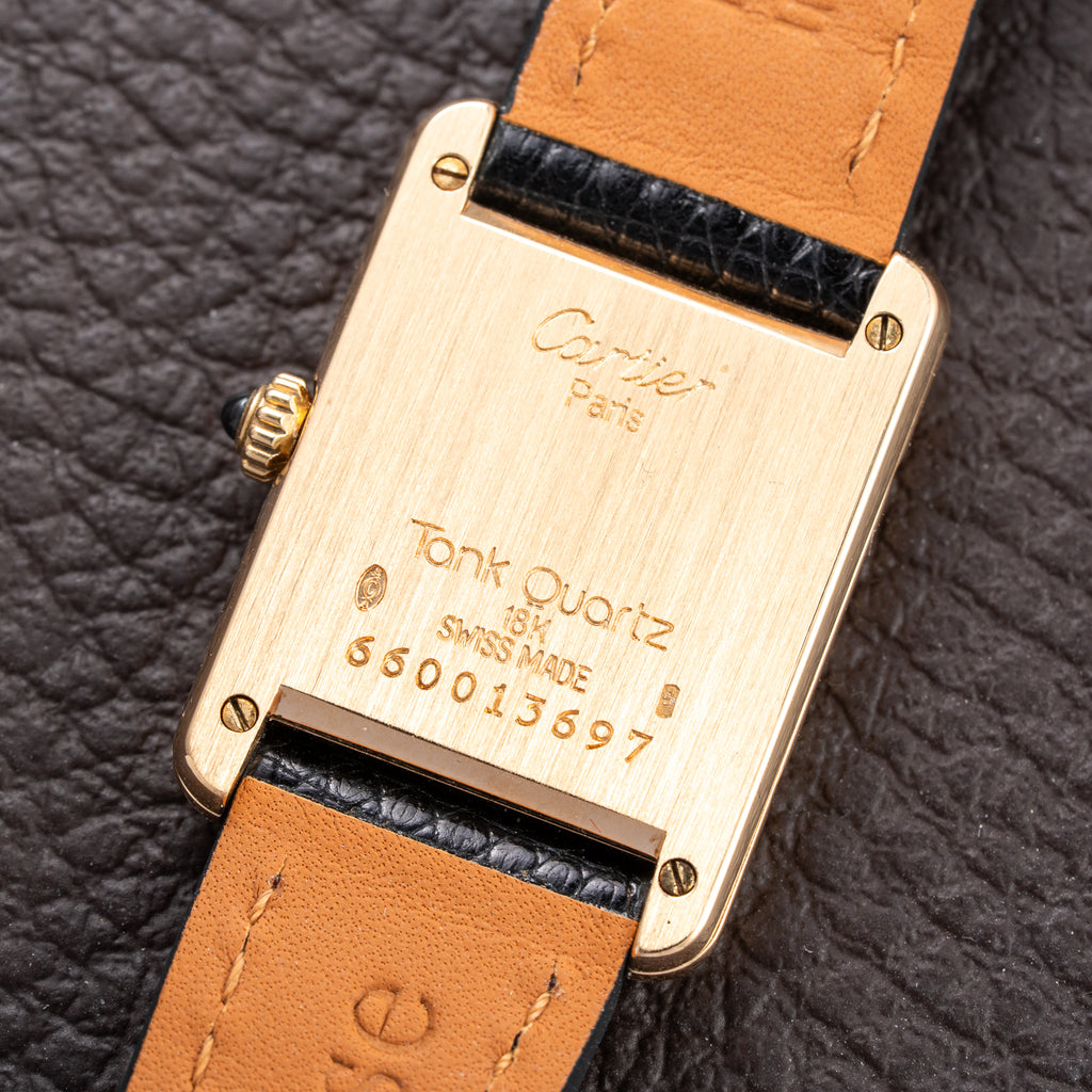 Cartier Tank Louis Lady Quartz 18K Yellow Gold PM Ref. 66001 from 1990s