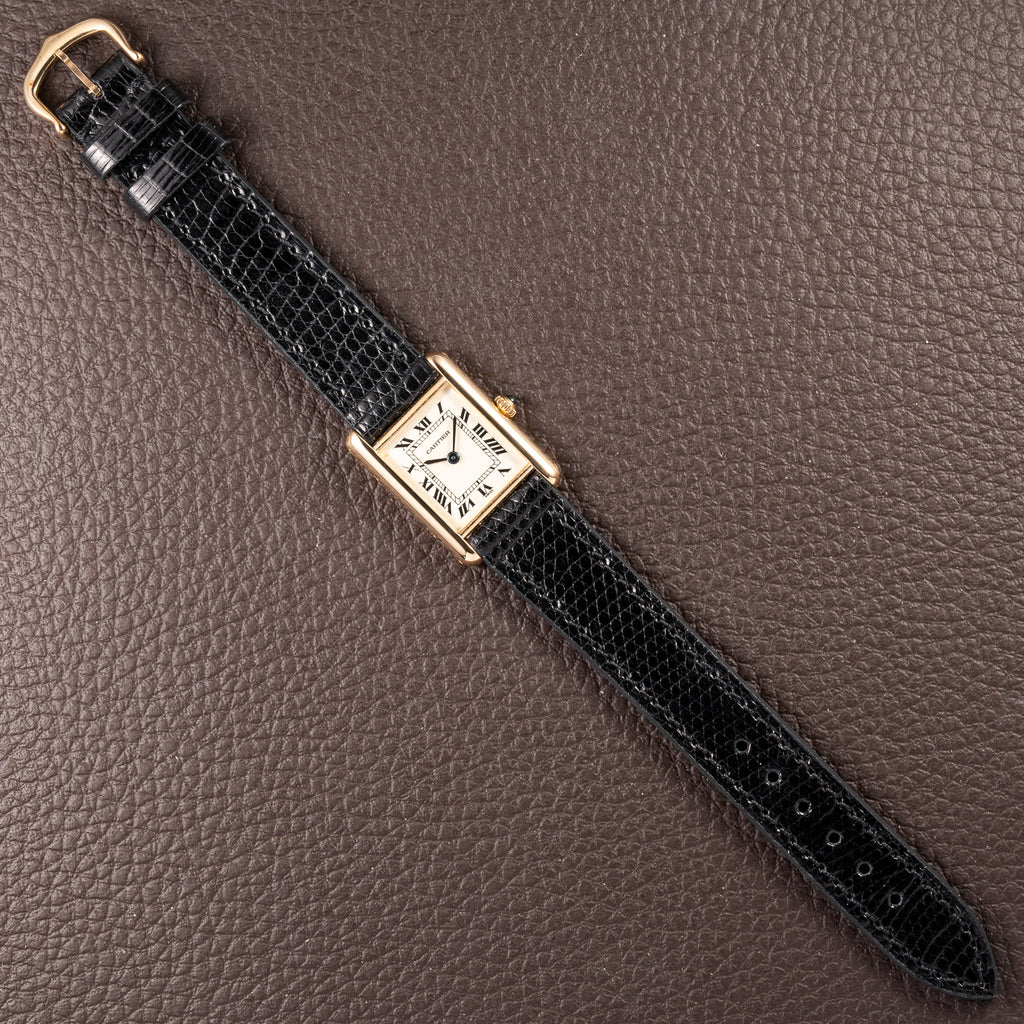 Cartier Tank Louis Lady Quartz 18K Yellow Gold PM Ref. 66001 from 1990s