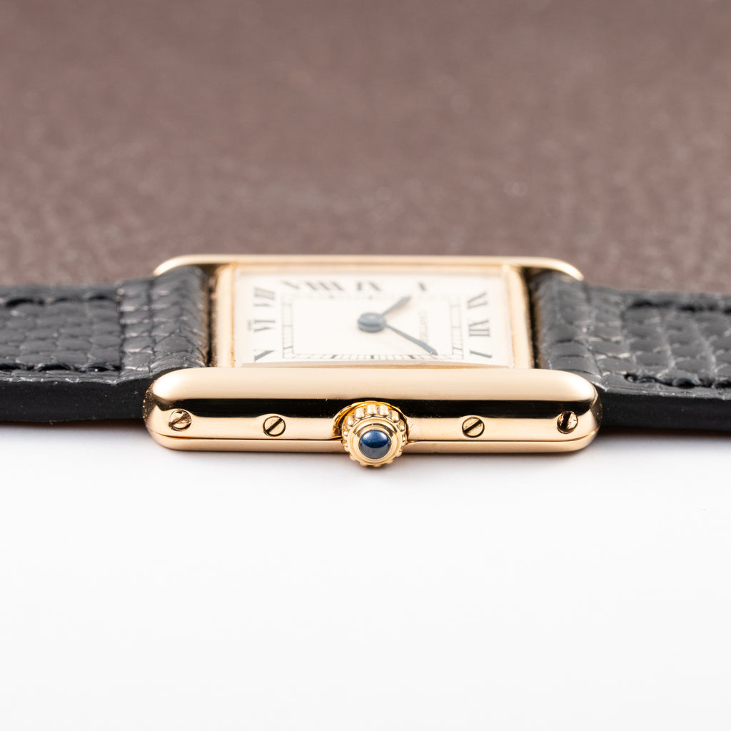 Cartier Tank Louis Lady Quartz 18K Yellow Gold PM Ref. 66001 from 1990s