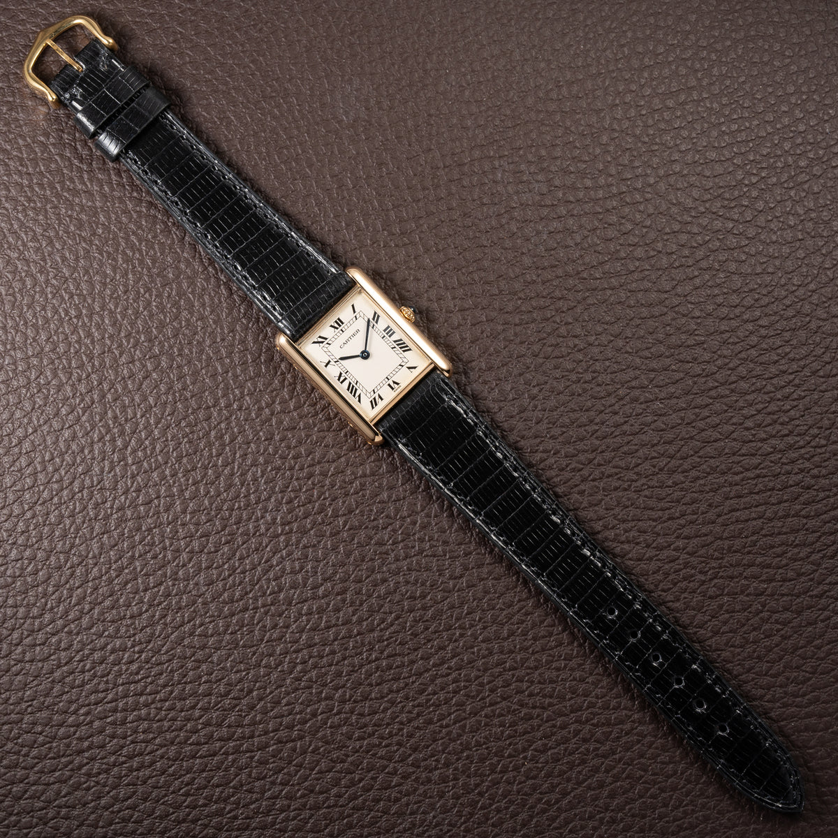 Cartier Tank Louis GM 18K Yellow Gold Quartz Ref. 81052 From 1990s
