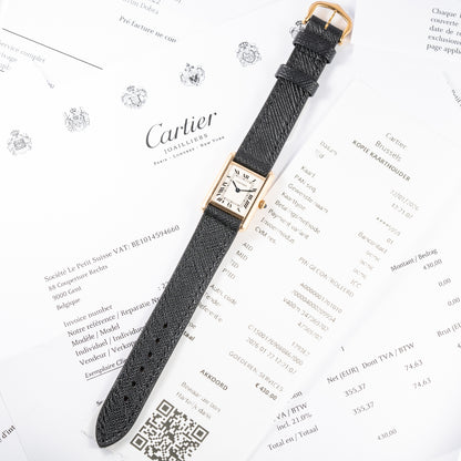 Cartier Tank Louis PM Quartz Cartier Service 2026 18K Yellow Gold PM Ref. 66001 from 1990s