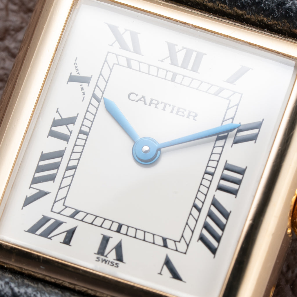 Cartier Tank Louis PM Quartz Cartier Service 2026 18K Yellow Gold PM Ref. 66001 from 1990s