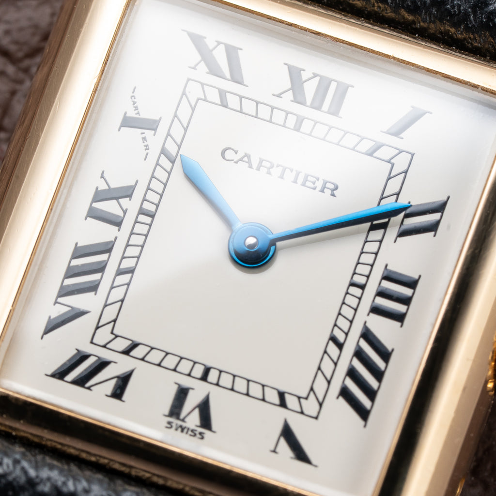 Cartier Tank Louis PM Quartz Cartier Service 2026 18K Yellow Gold PM Ref. 66001 from 1990s