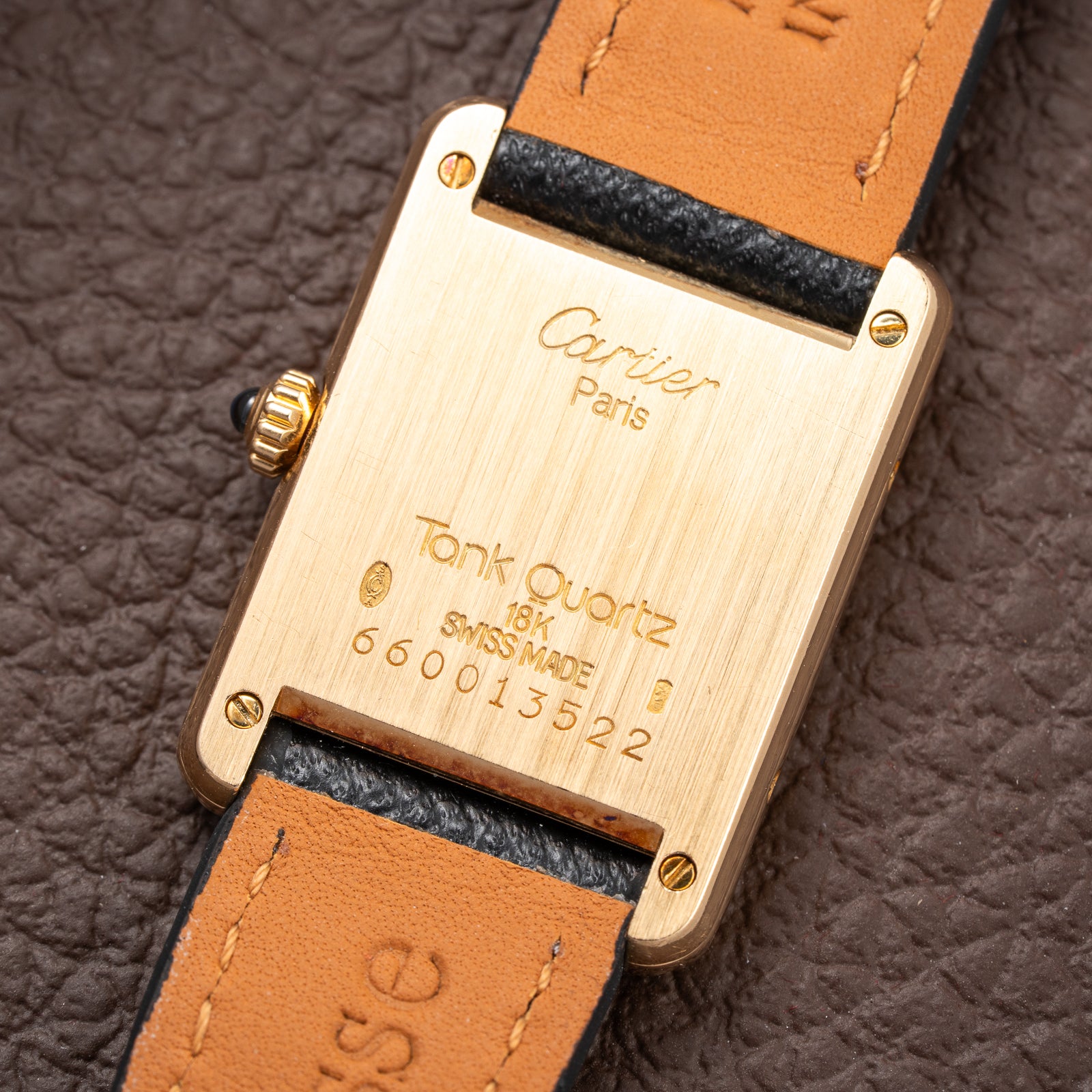 Cartier Tank Louis PM Quartz Cartier Service 2026 18K Yellow Gold PM Ref. 66001 from 1990s