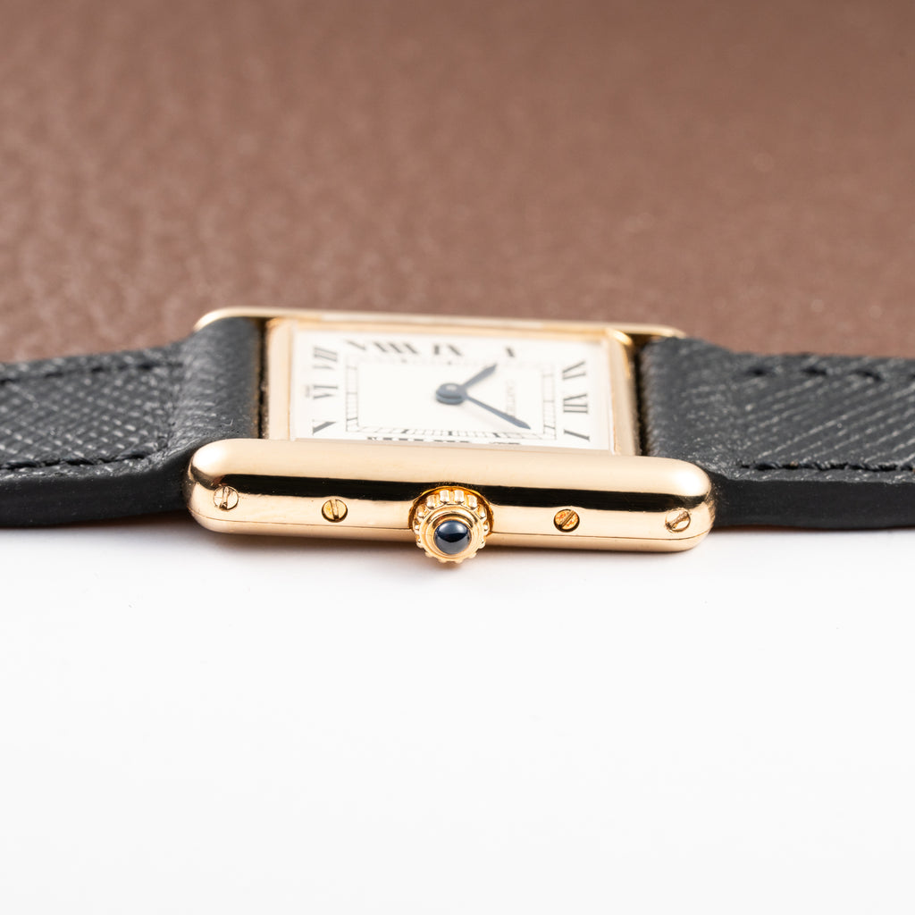 Cartier Tank Louis PM Quartz Cartier Service 2026 18K Yellow Gold PM Ref. 66001 from 1990s