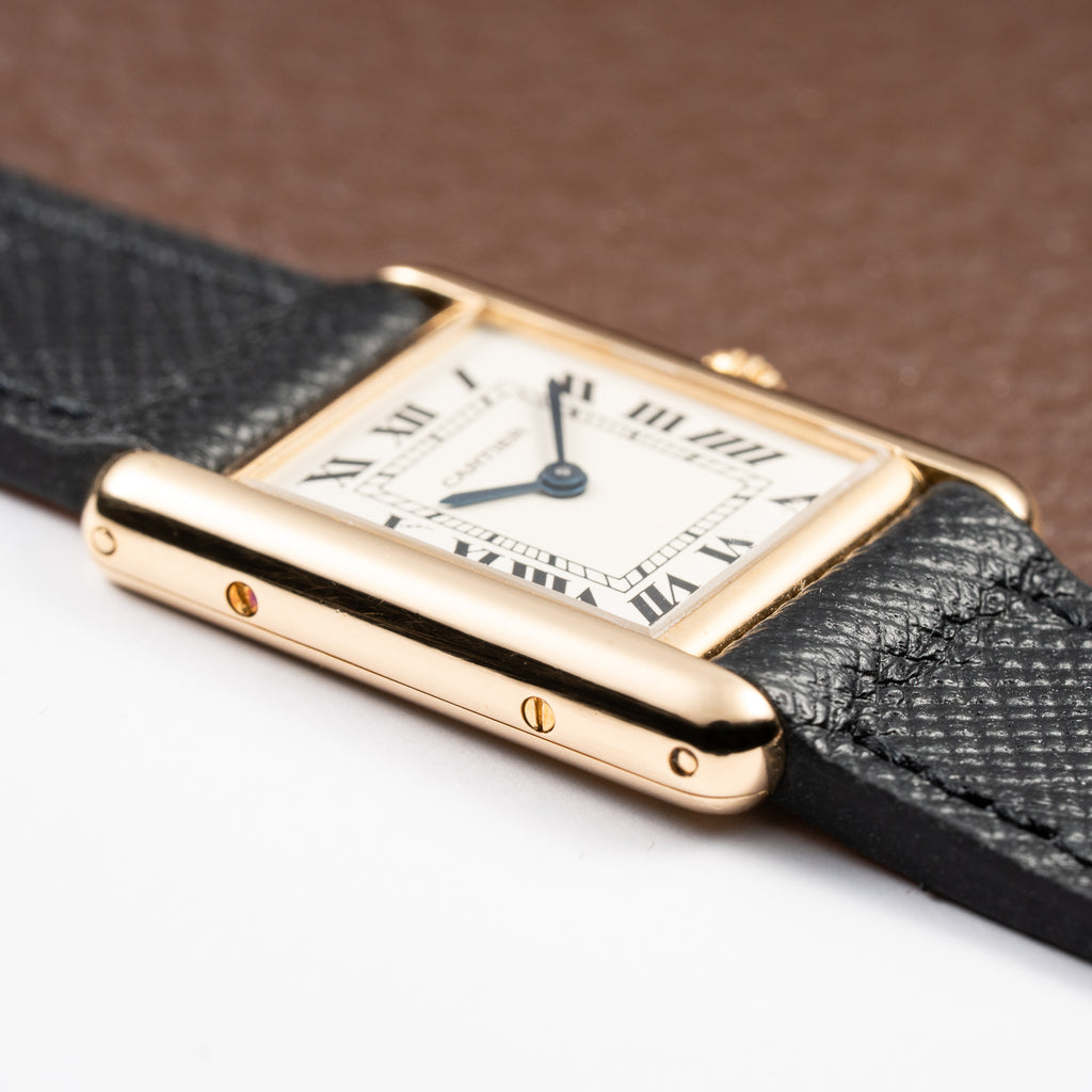 Cartier Tank Louis PM Quartz Cartier Service 2026 18K Yellow Gold PM Ref. 66001 from 1990s