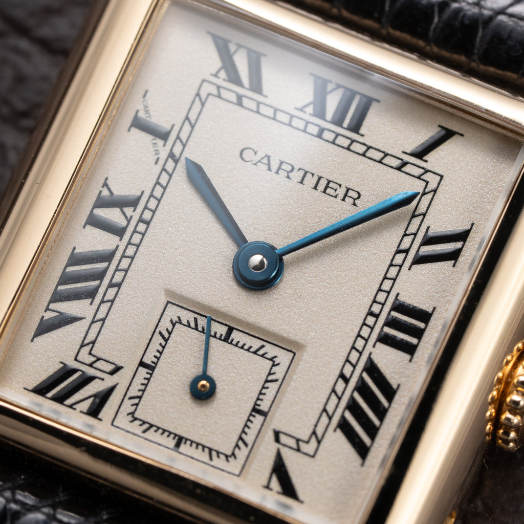 Cartier Tank Louis Petite Seconde 18K Yellow Gold Cartier Service 2026 Ref. 8110