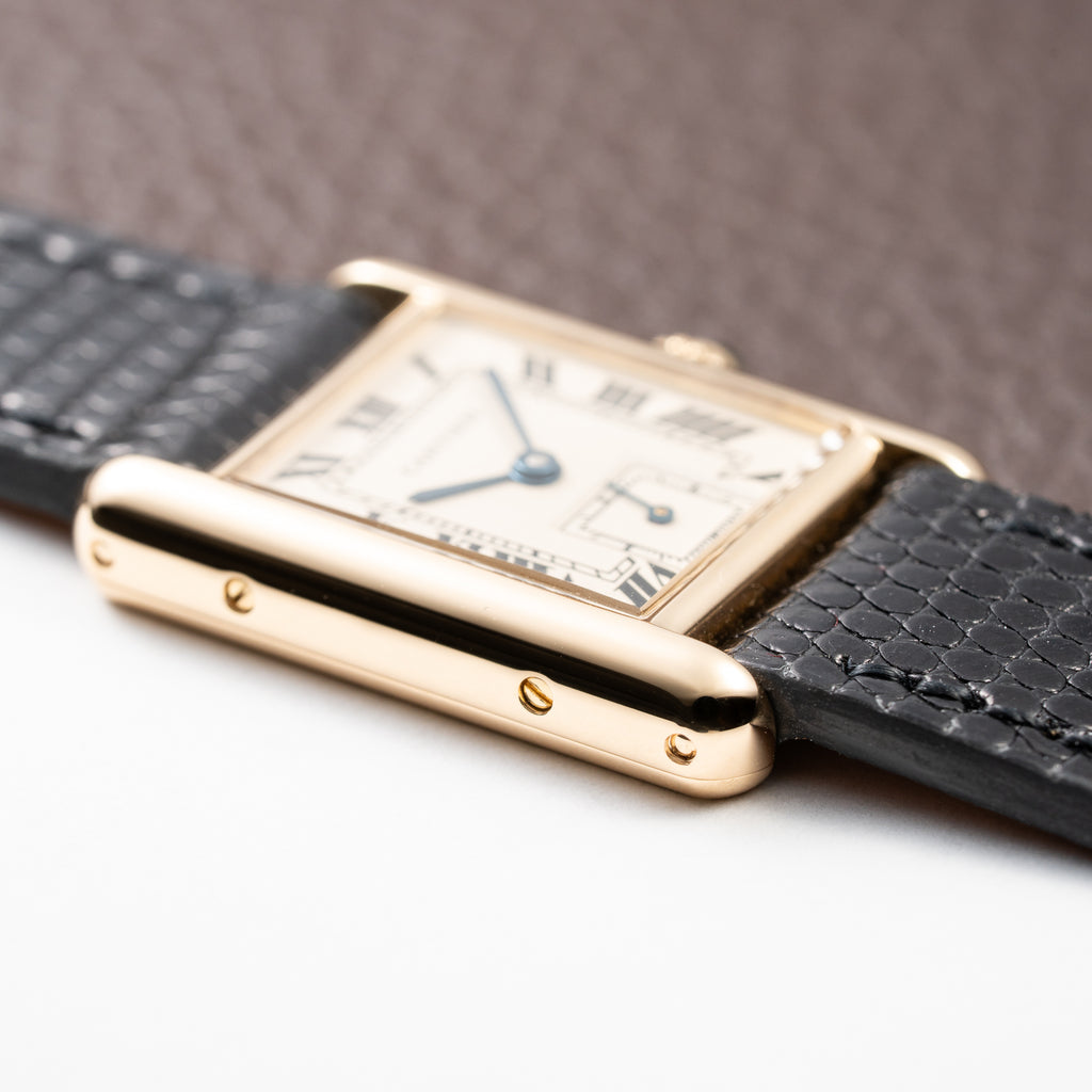 Cartier Tank Louis Petite Seconde 18K Yellow Gold Cartier Service 2026 Ref. 8110