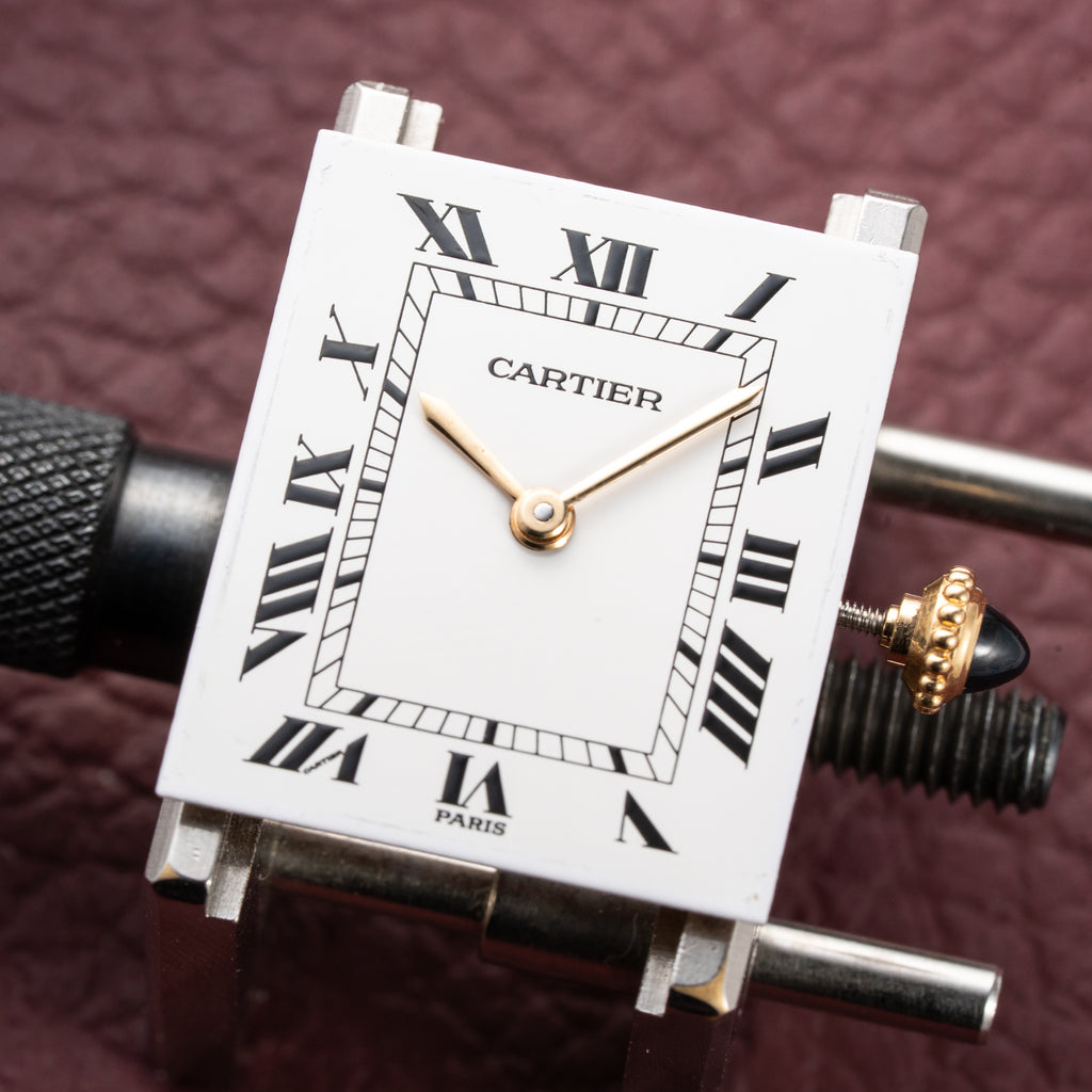 Cartier Tank Louis Paris Dial 18K Yellow Gold Ref. 78086 from 1970s