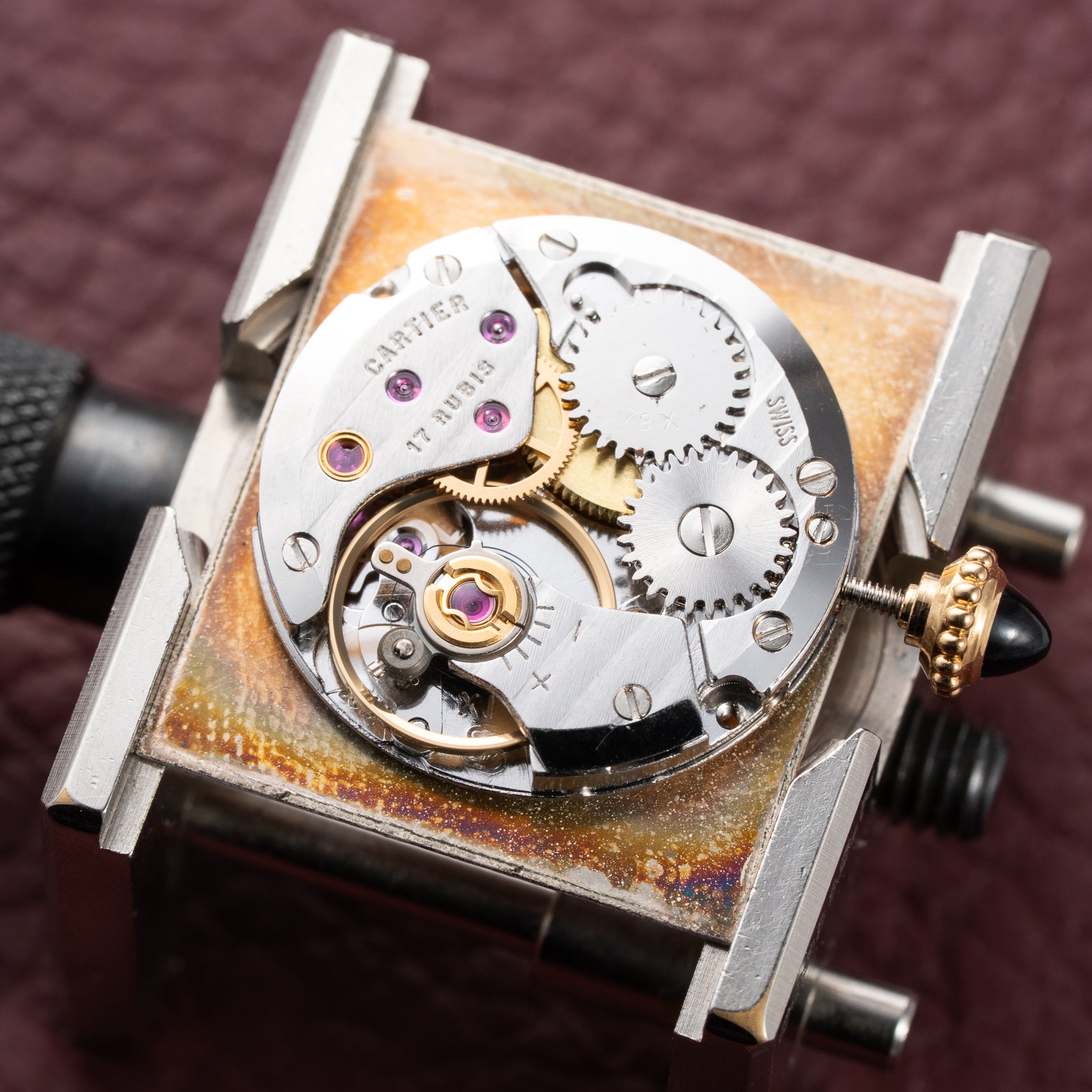Cartier Tank Louis Paris Dial 18K Yellow Gold Ref. 78086 from 1970s