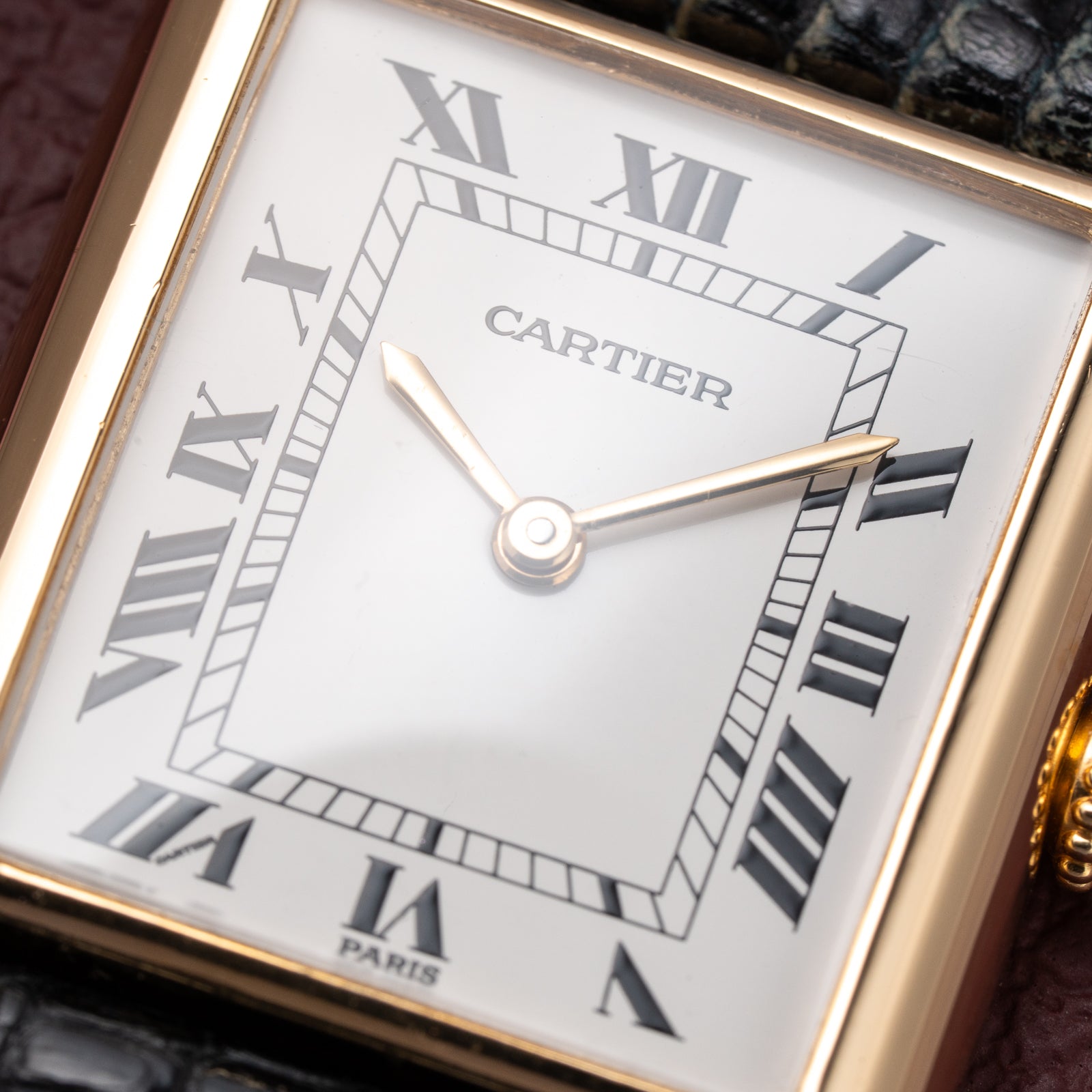 Cartier Tank Louis Paris Dial 18K Yellow Gold Ref. 78086 from 1970s