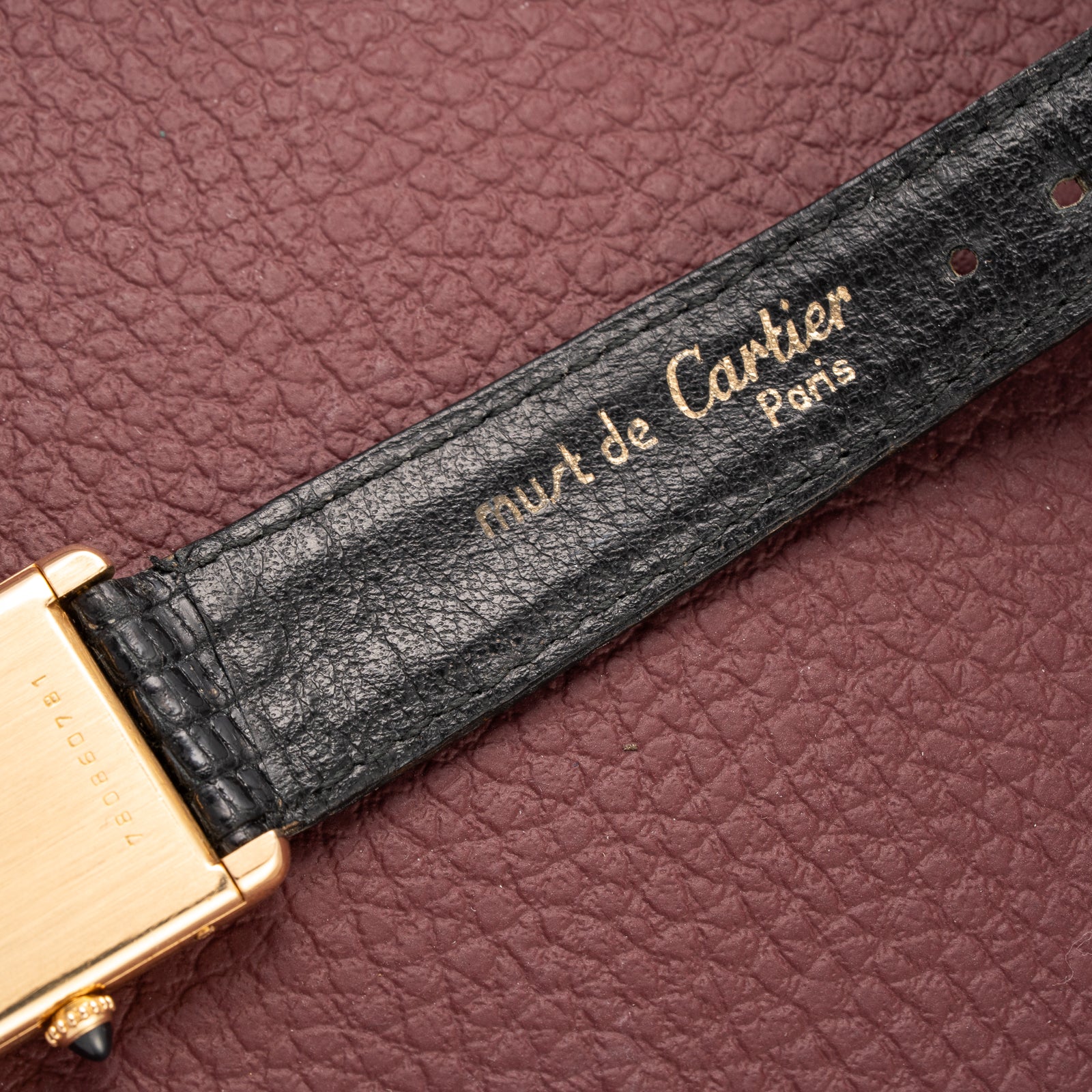 Cartier Tank Louis Paris Dial 18K Yellow Gold Ref. 78086 from 1970s