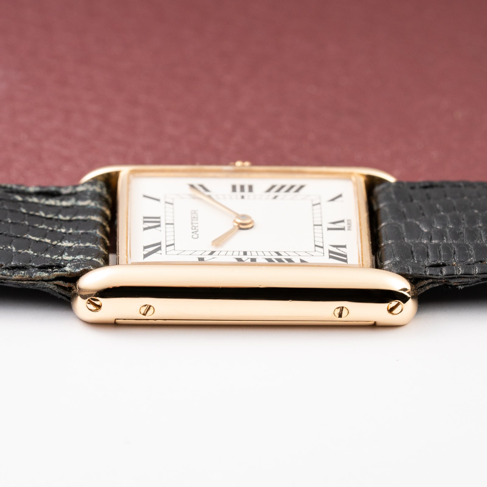 Cartier Tank Louis Paris Dial 18K Yellow Gold Ref. 78086 from 1970s
