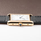 Cartier Tank Louis Paris Dial 18K Yellow Gold GM LM Ref. 78086 from 1970s