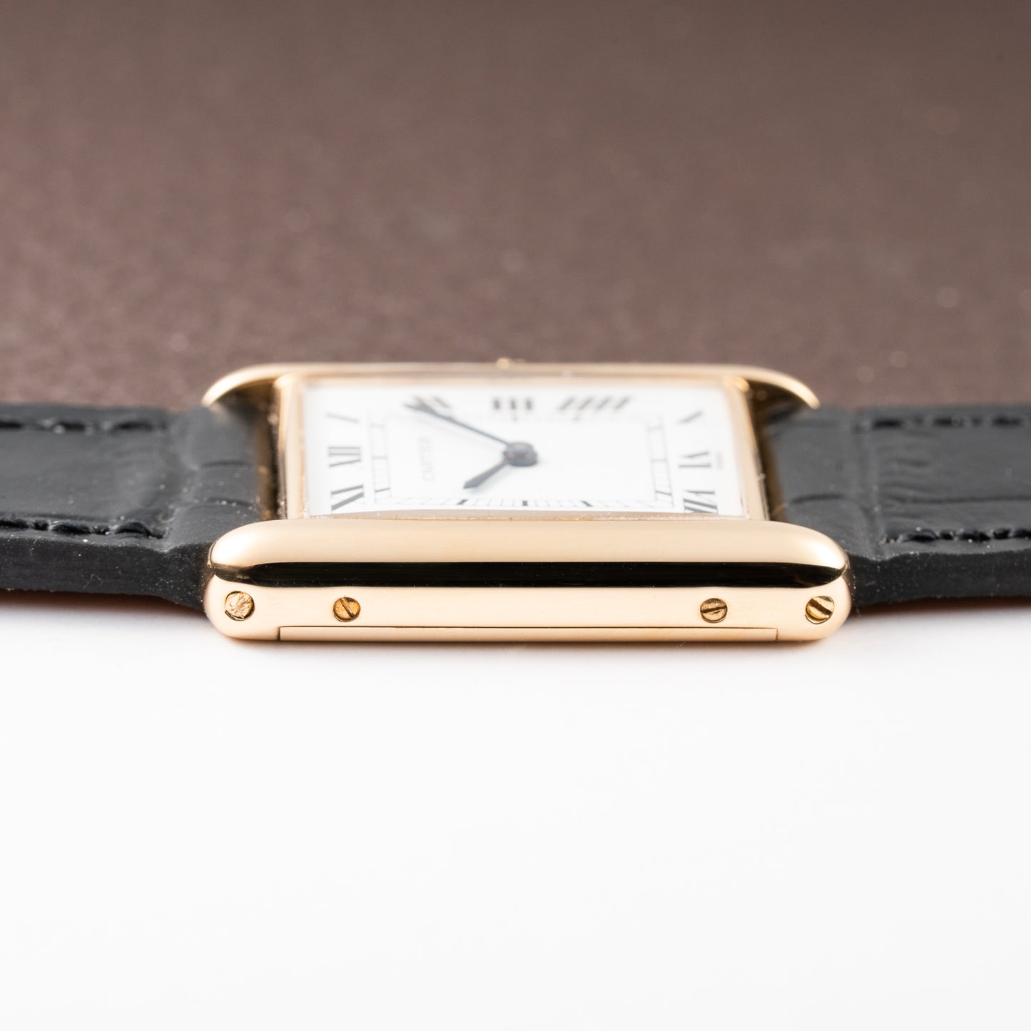 Cartier Tank Louis Paris Dial 18K Yellow Gold GM LM Ref. 78086 from 1970s