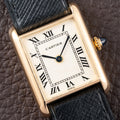 Cartier Tank Louis "Paris" Automatic 18K Yellow Gold "Early Flatback" Chubby Ref. 17002 Circa 1973