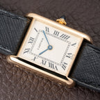 Cartier Tank Louis "Paris" Automatic 18K Yellow Gold "Early Flatback" Chubby Ref. 17002 Circa 1973