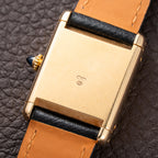 Cartier Tank Louis "Paris" Automatic 18K Yellow Gold "Early Flatback" Chubby Ref. 17002 Circa 1973