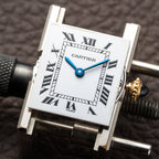 Cartier Tank Louis 'Paris' Dial 18K Yellow Gold PM Ref 78087 from 1970s
