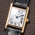 Cartier Tank Louis 'Paris' Dial 18K Yellow Gold PM Ref 78087 from 1970s