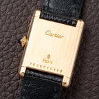 Cartier Tank Louis 'Paris' Dial 18K Yellow Gold PM Ref 78087 from 1970s