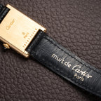 Cartier Tank Louis 'Paris' Dial 18K Yellow Gold PM Ref 78087 from 1970s