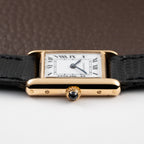 Cartier Tank Louis 'Paris' Dial 18K Yellow Gold PM Ref 78087 from 1970s