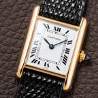 Cartier Tank Louis Paris Dial 18K Yellow Gold PM Ref 78087 from 1980s